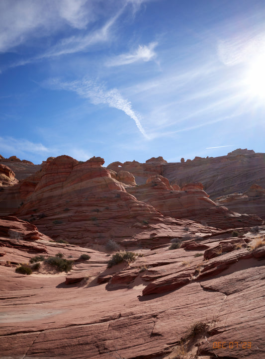 Photo print Top Rock Arch from below Dec 07 2023