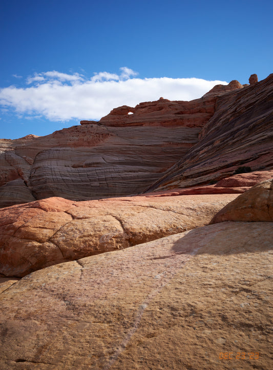 Photo print Top Rock Arch from below Dec 23 2023